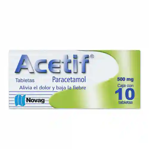 Acetif 500 Mg Tab 10